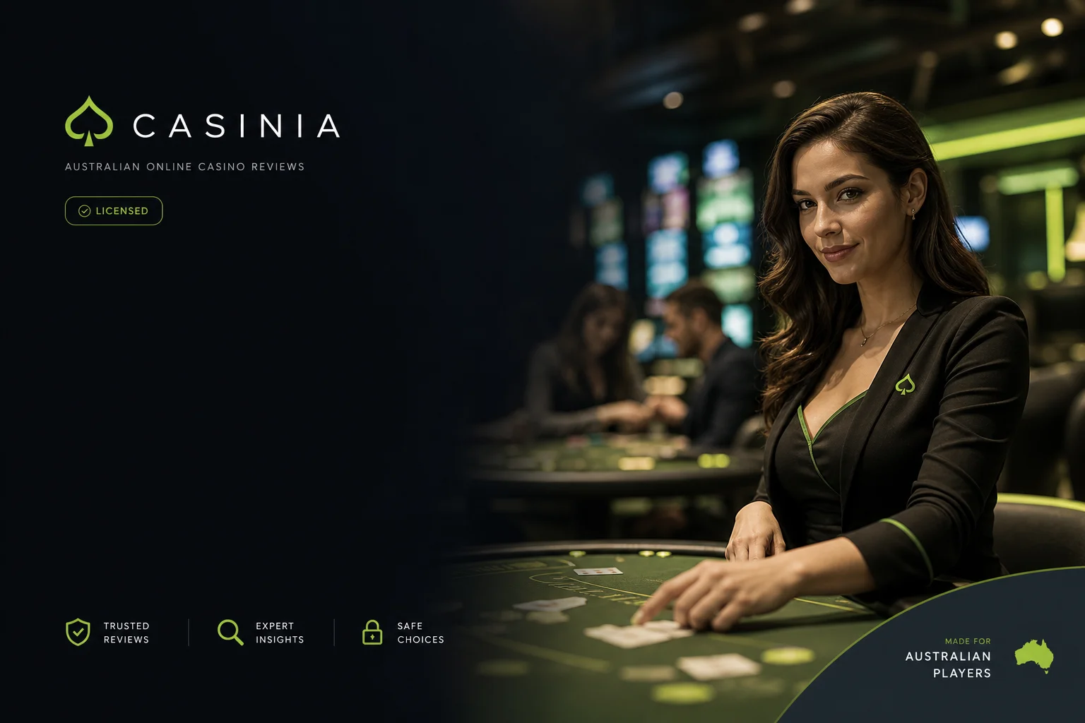 Casinia — online casino lobby